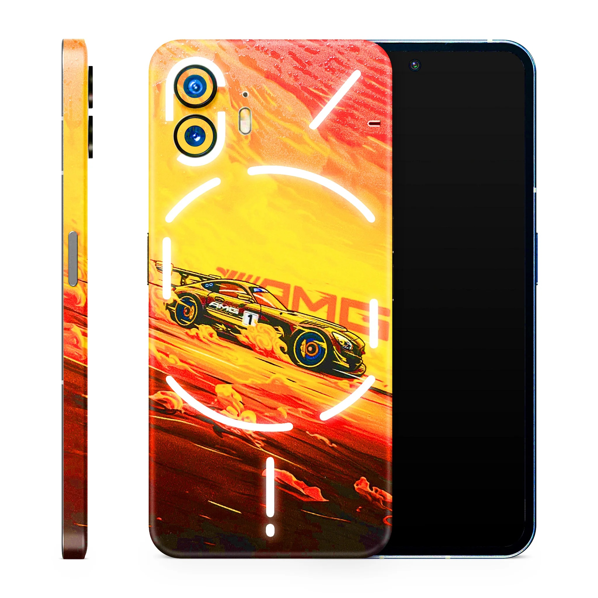 AMG Car Speed Cover 3D Finish Phone Ski